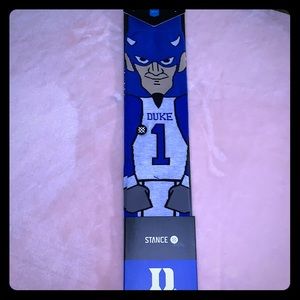 STANCE Duke University Blue Devil Mascot Socks, L